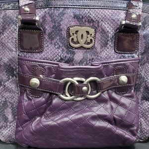 Stunning Sharif purple leather bag